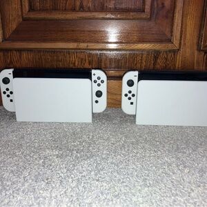 Nintendo Switch Console Set - White and Black, Accessories and Games Included
